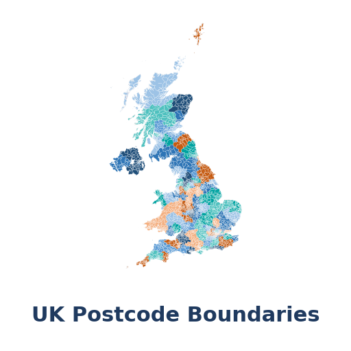 UK Postcode Boundaries, Complete National Tessellation